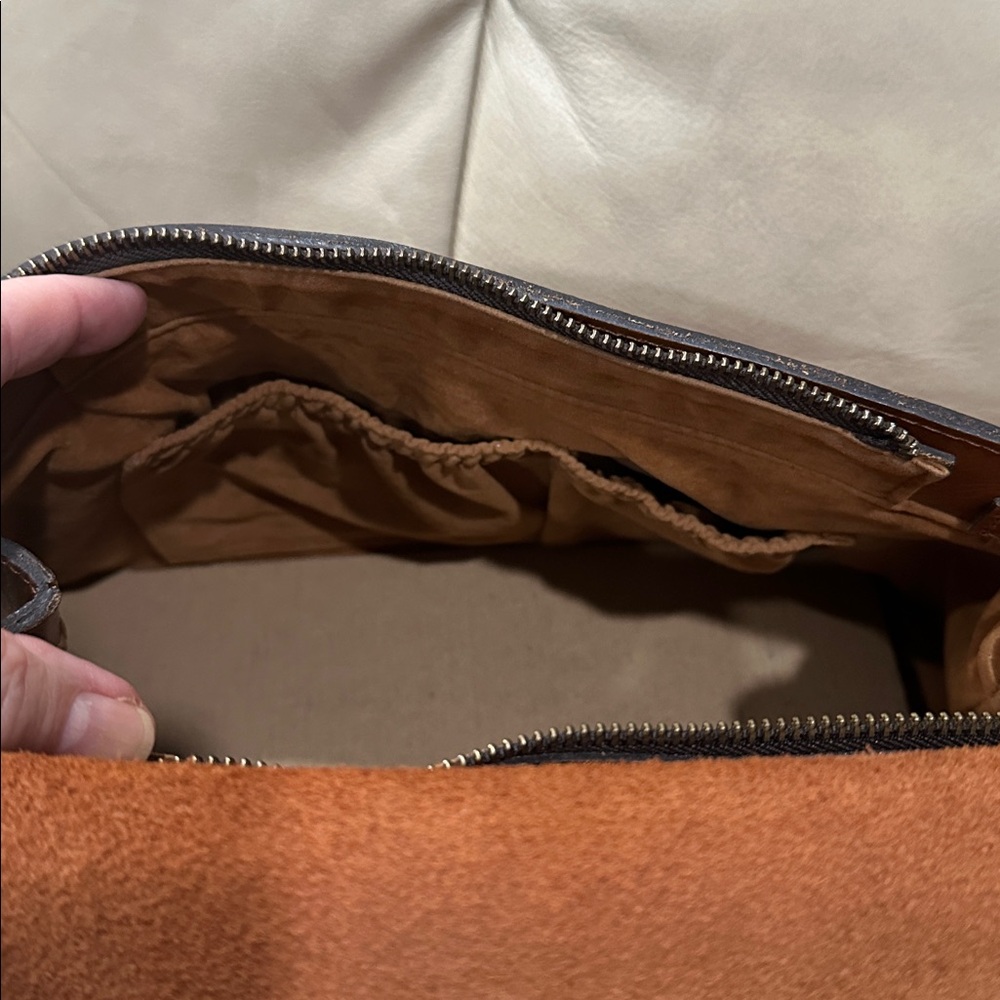 Patricia Nash Unique Brown Leather Handbag with tassel - Picture 7 of 12